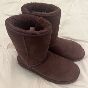 UGG Classic Short deep purple colour size 7